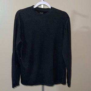 Columbia Omni-Dry Men’s Black Long Sleeve Crewneck Shirt, Size L.